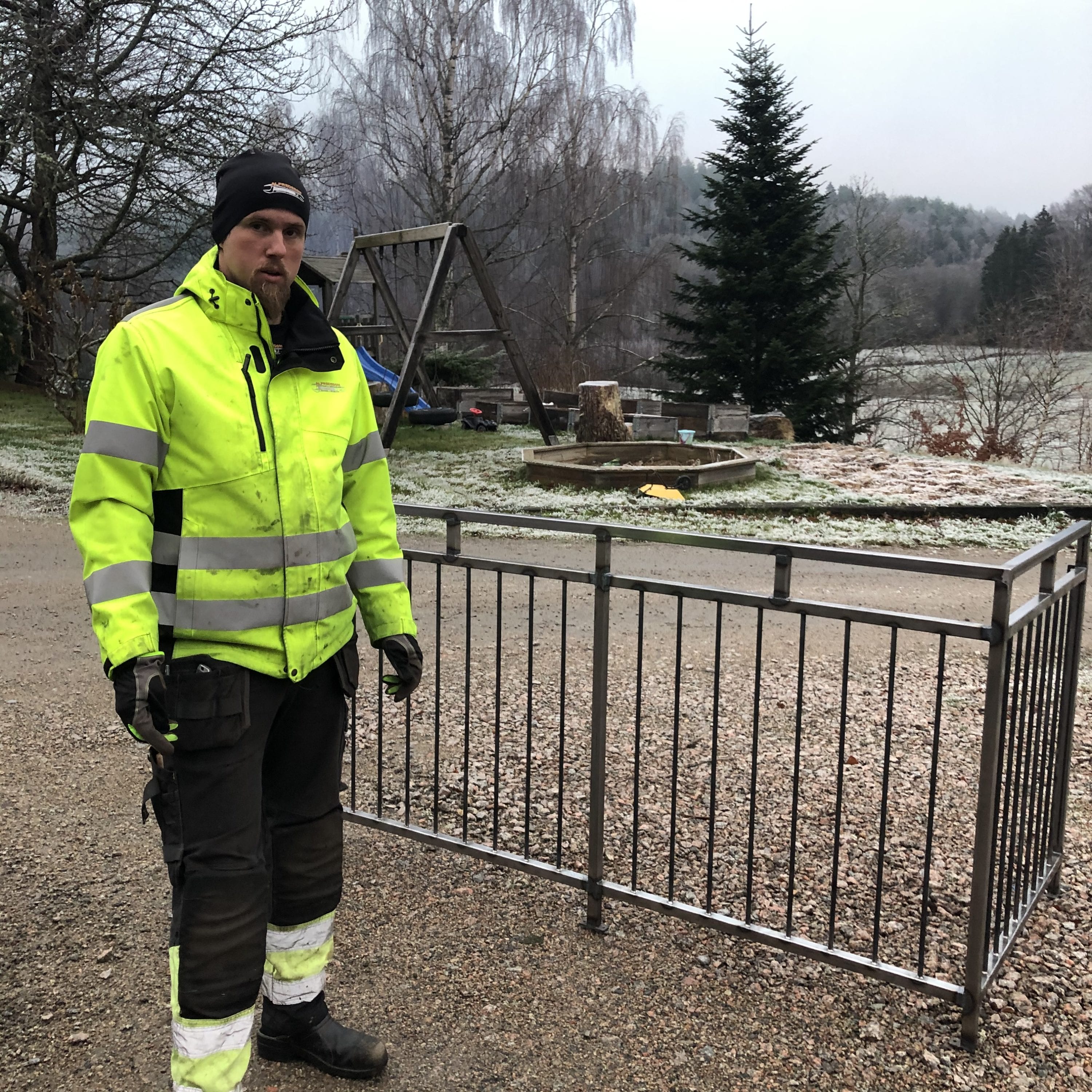 Räcke klart för leverans